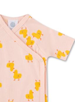 Wickelbody kurzarm rosa